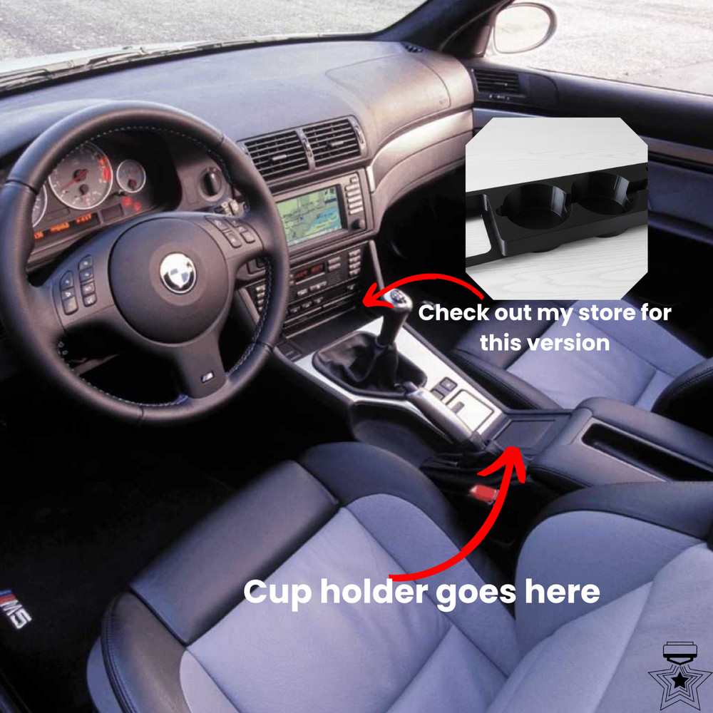 BMW 5 series E39 Cup holder insert
