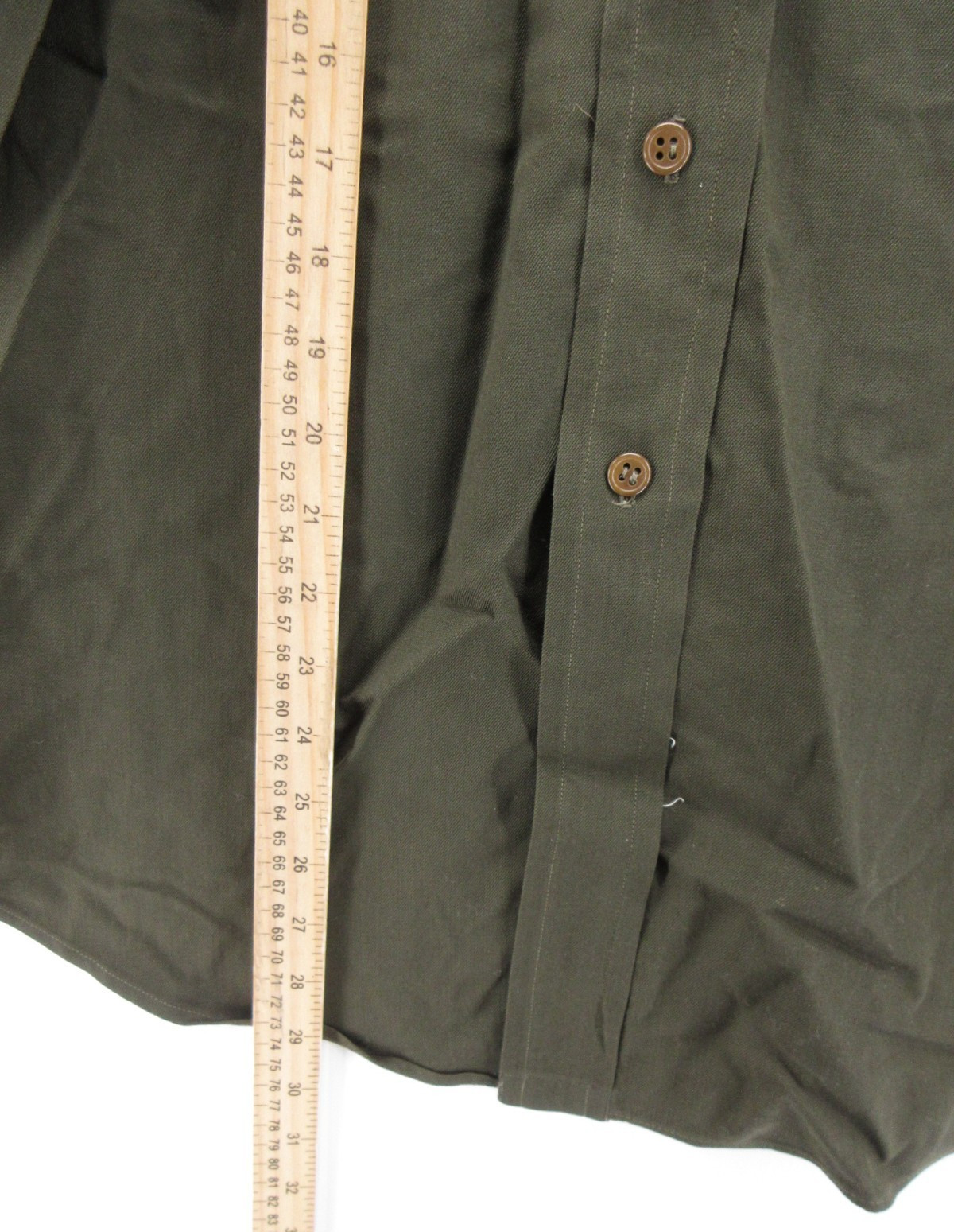 VTG WWII US Army Shirt Small Green Air Force USAAF Uniform Military Wool 1940s *