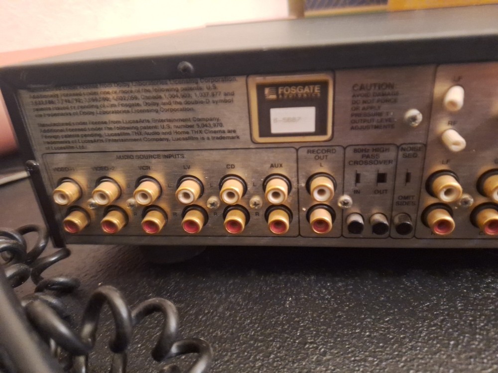 Rare Fosgate Audionics Digital Servo Logic Surround Processor Model Three READ