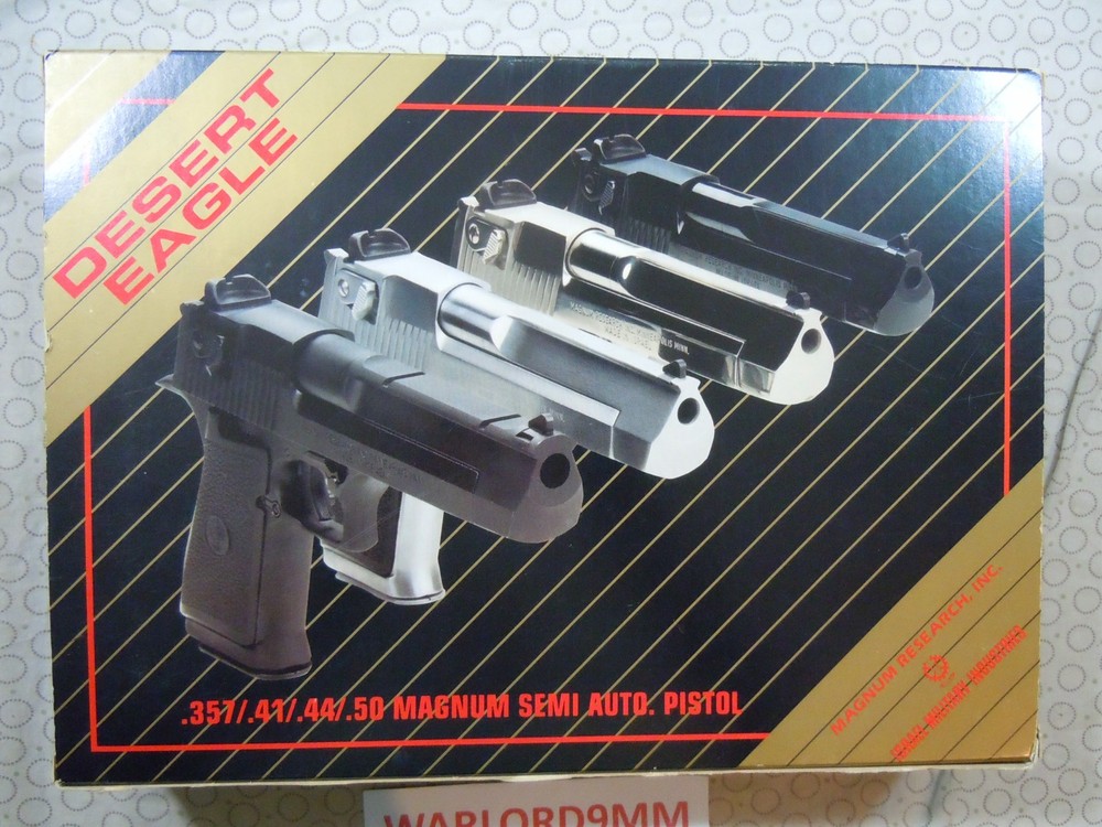 DESERT EAGLE CARDBOARD BOX WITH STYROFOAM INSERT - 74058.