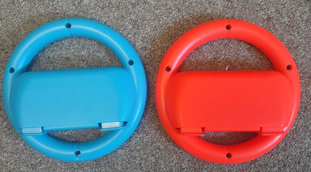 Rocketfish- Joy-Con Racing Wheel 2 Pack for Nintendo Switch & Switch OLED..NWOB