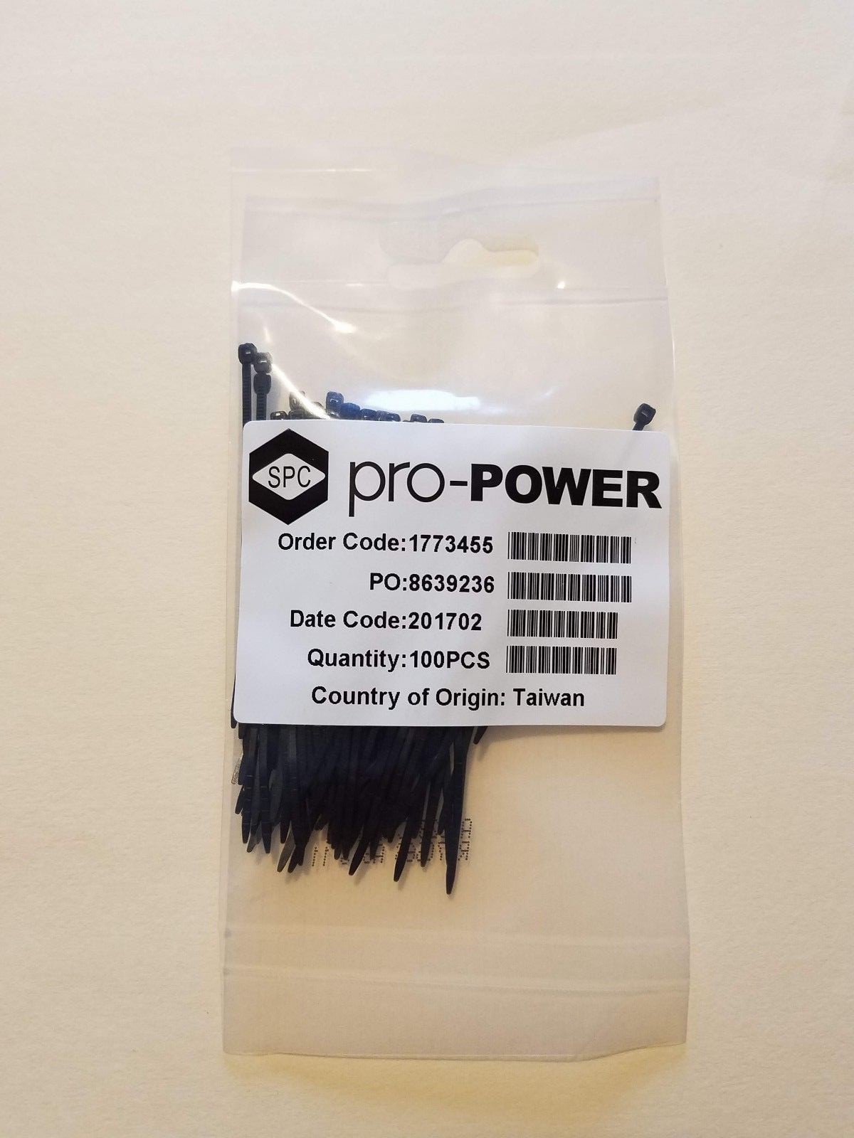 2-13/16" 71mm Submicro Micro Mini Cable Ties Zip Ties BLACK 100ea.