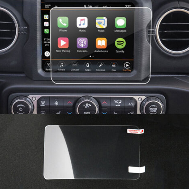 Navigation Screen Protector Clear Center Touch Screen Film For Jeep Wrangler JL