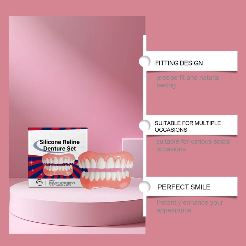 Silicone Denture Set Professional Denture Set Silicone Denture Set supple