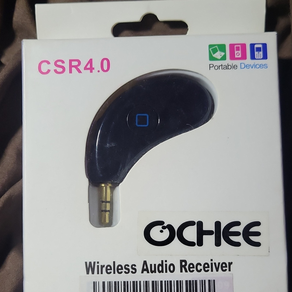 OCHEE Bluetooth Wireless Audio Receiver HK009 CSR4.0 3.5mm Black