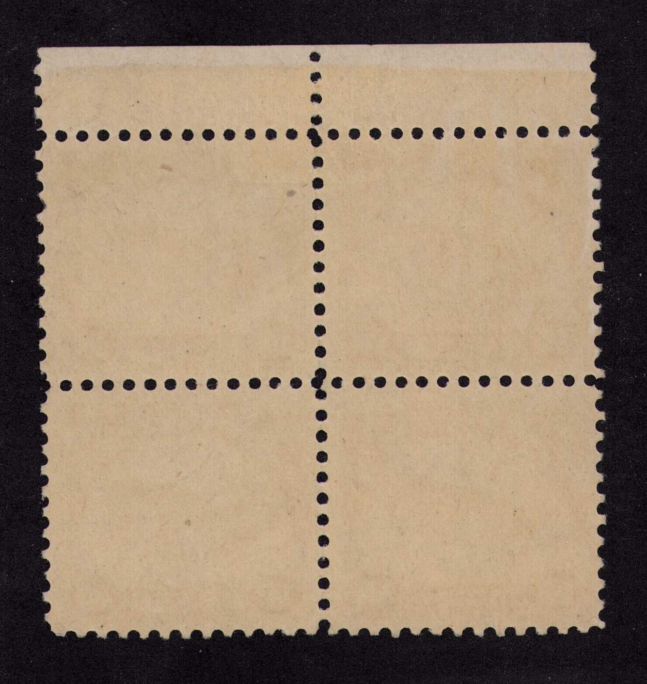 1918 US C2 Curtiss Jenny Bi Plane 16c Top Arrow Block of 4 VF/XF Mint