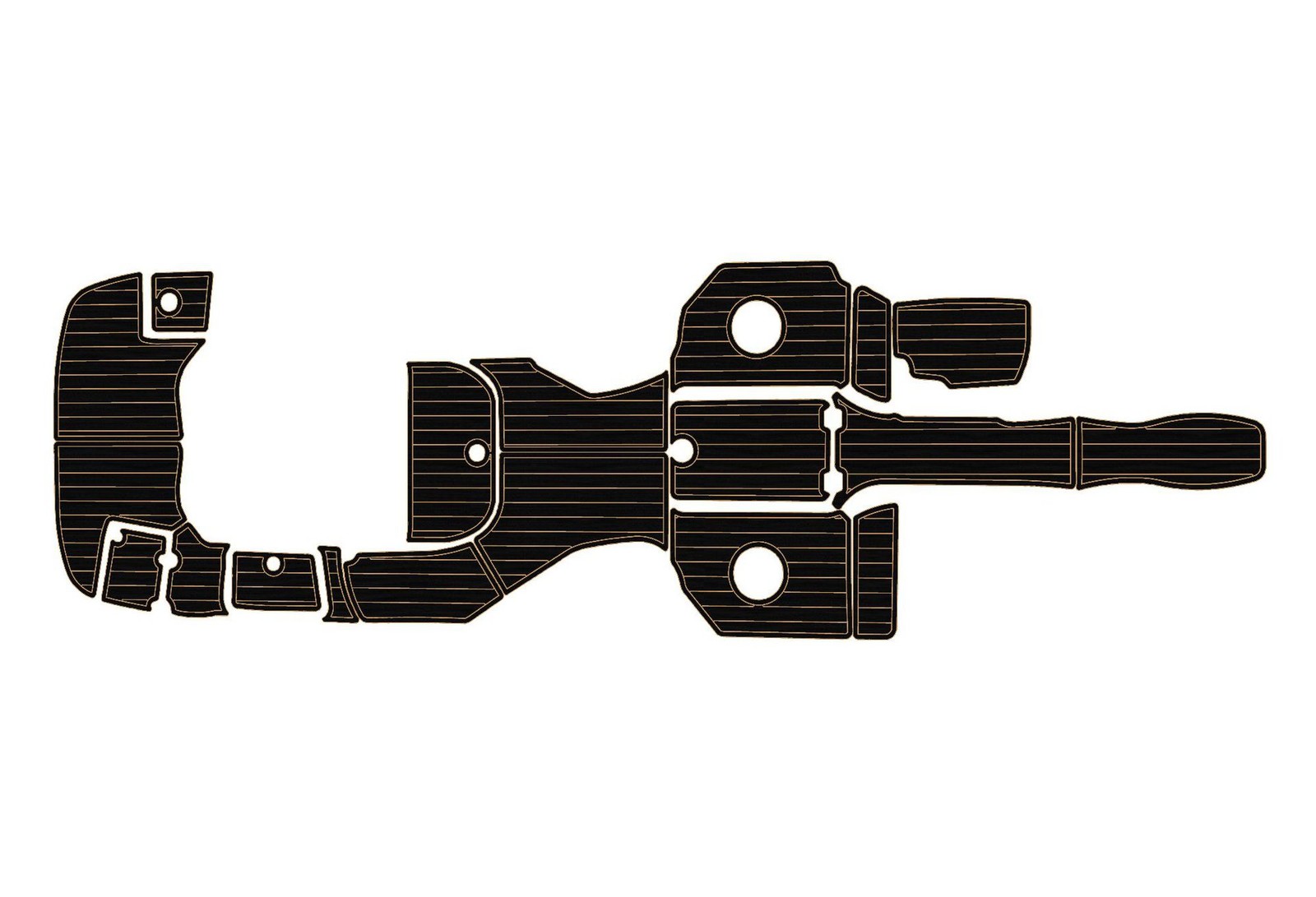 2012-2016 Monterey 264 FS BR Faux EVA teak Marine Floor