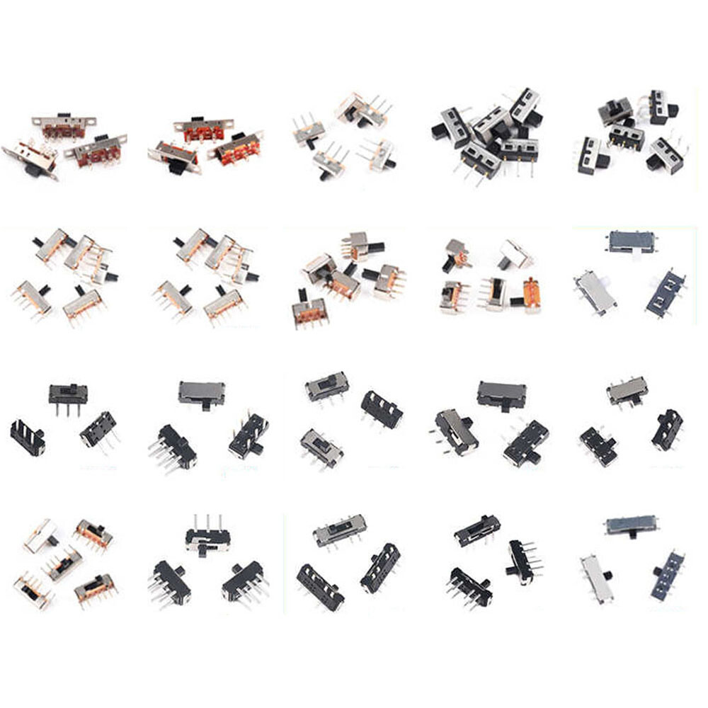 Mini Miniature Slide Switch On/Off 2P3T 2P2T 2-Position 3-Position Toggle Switch