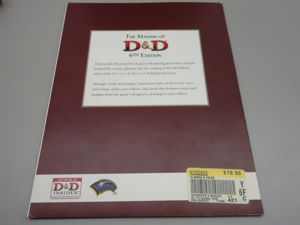 Dungeons & Dragons, D&D: Sourcebook - Races and Classes