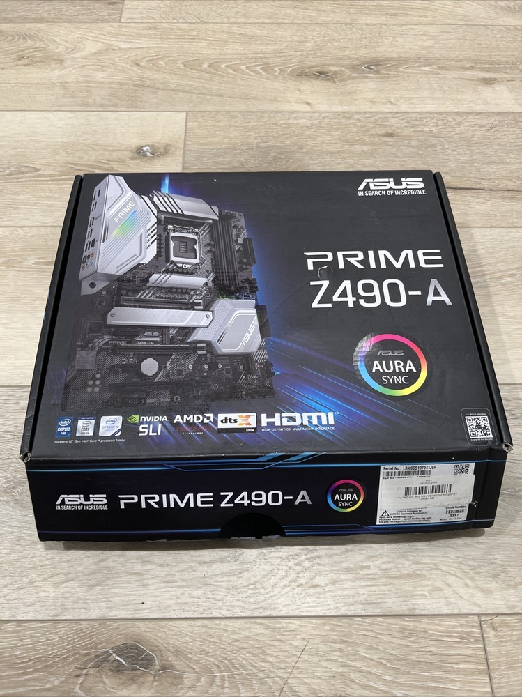 ASUS Prime Z490-A BOX ONLY!!!