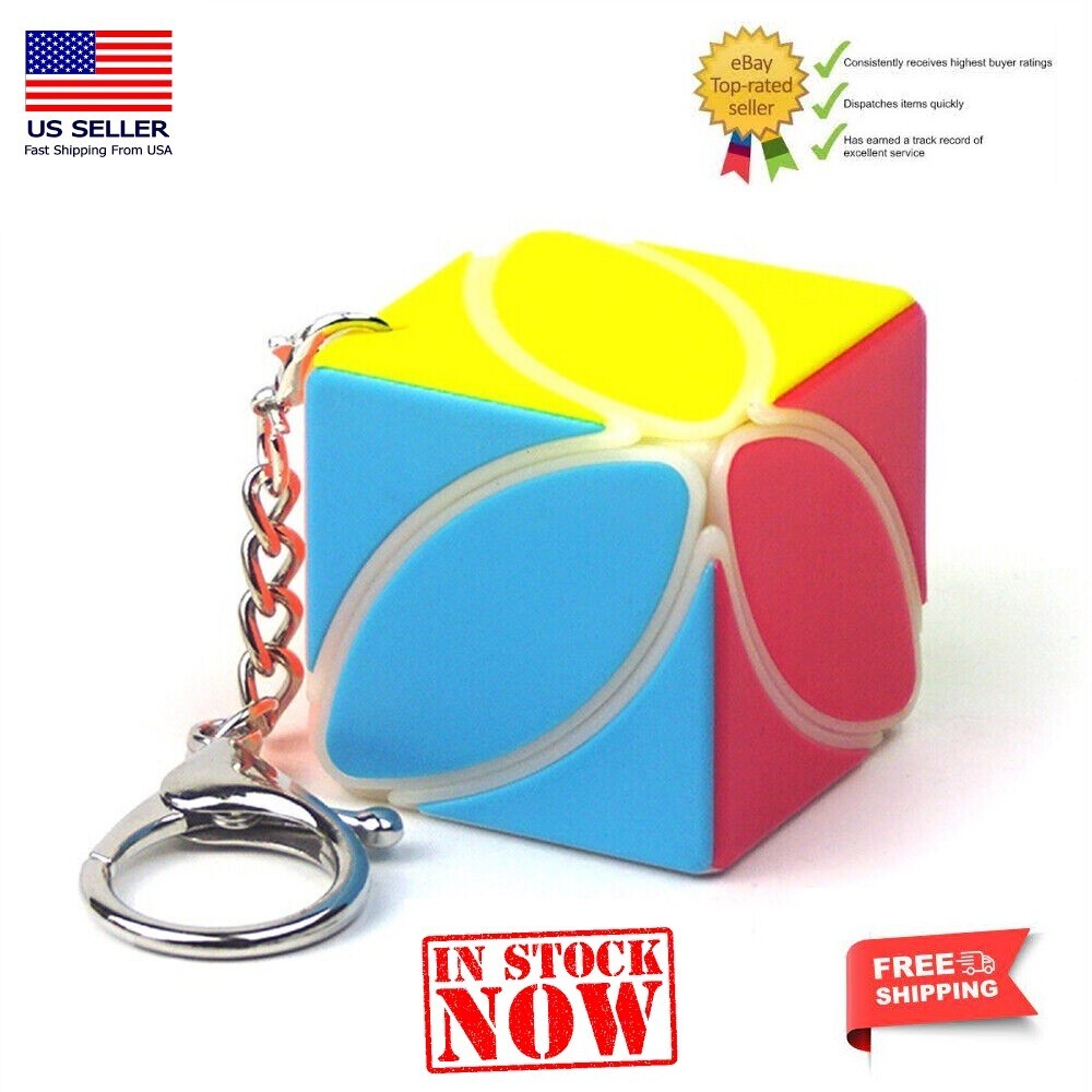 QiYi Mini Ivy Cube Keychain Speed Cube, Puzzle Toy
