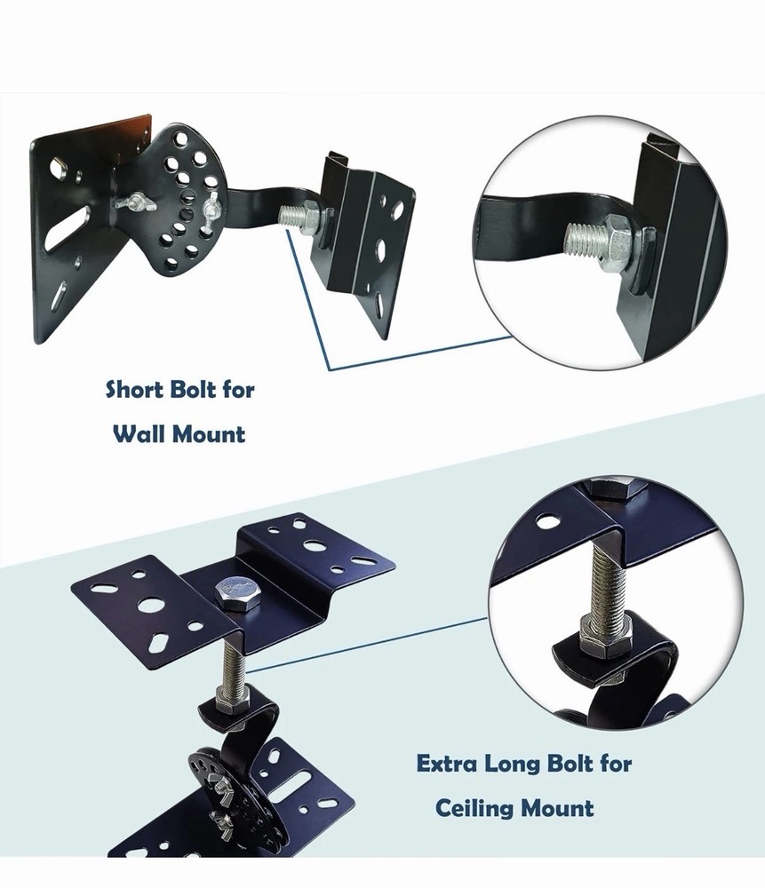 SPS-506B Ceiling Speaker Mounts Wall Mount, Horizontal 360 Degree