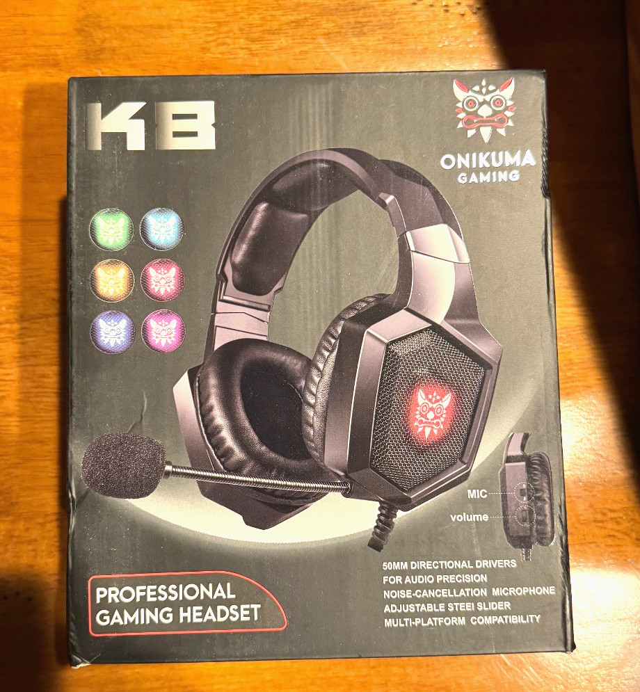 ONIKUMA K8 High Performance Professional Gaming  Headset