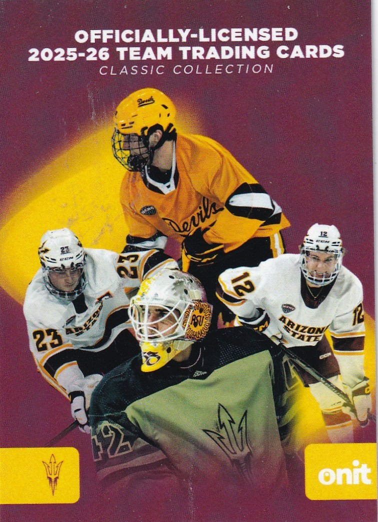 2025-26 Onit Athlete Arizona State Mens Hockey Pick A Card - Base & Insert