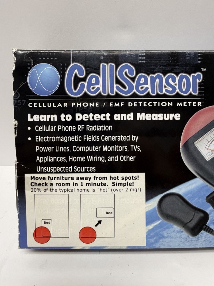 NEW CellSensor Cell Phone EMF Detection Meter RF Radiation Electromagnetic