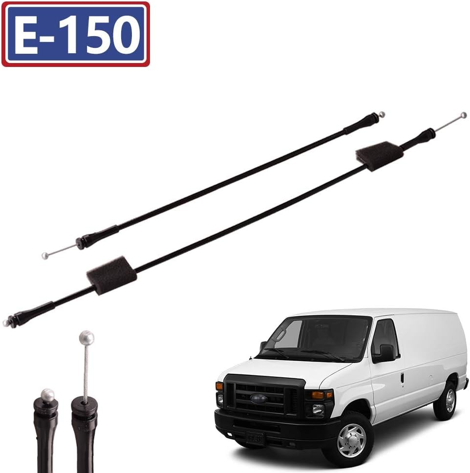 Side Door latch release cable compatible for Ford E150 E250 E350 E450 E550 van S