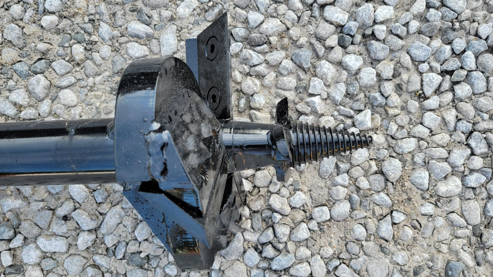 Danuser 10" Hex Stump Auger Planer With Steel Cutting Blades and Pilot 190127