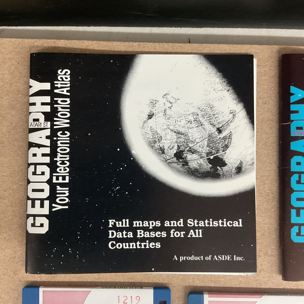 Geography Tutor Sony Micro Floppy Disk MFD-1DD Version 2.7 - No Box
