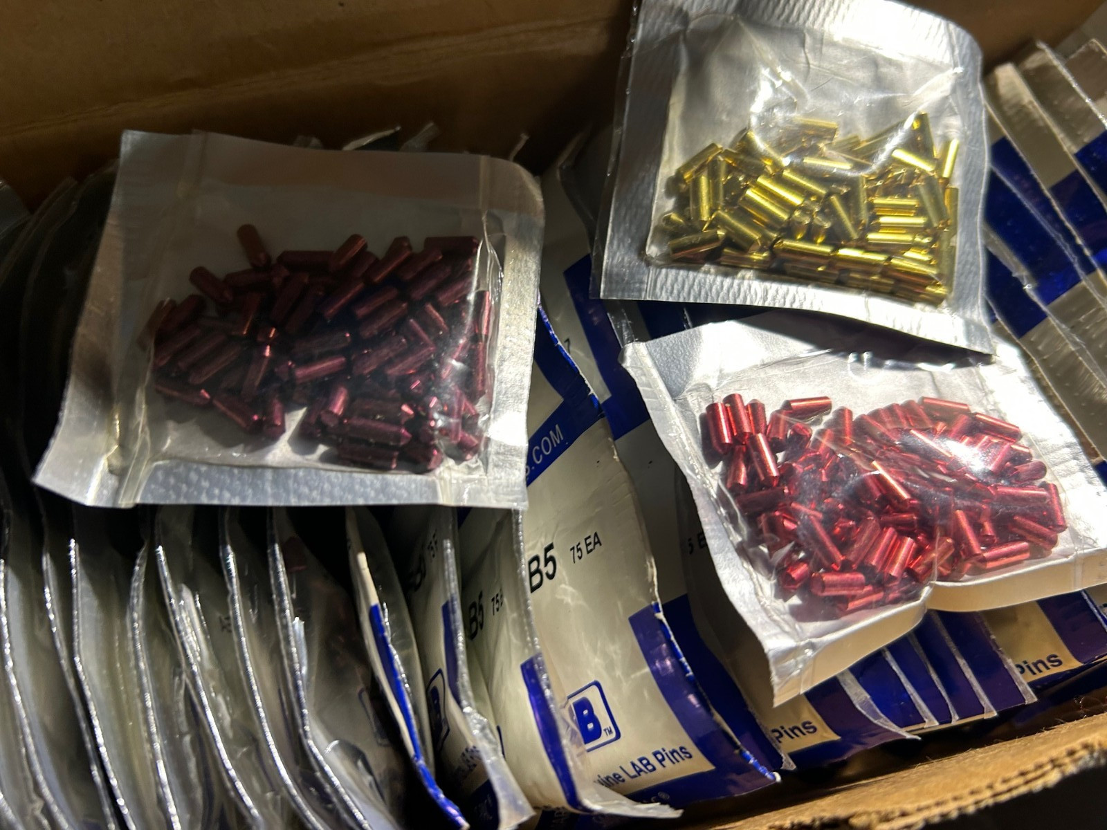 Lab security systems pin sets / sleeve 2 - all unused / locksmith