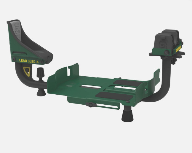 Caldwell Lead Sled 4 Rifle/Shotgun Range Shooting Rest, Black/Green #1217424