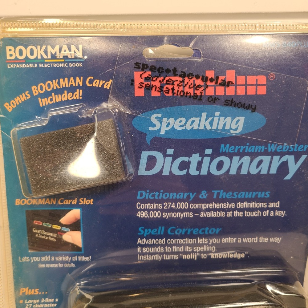 Franklin Speaking Merriam Webster Dictionary,MWS-840PLUS