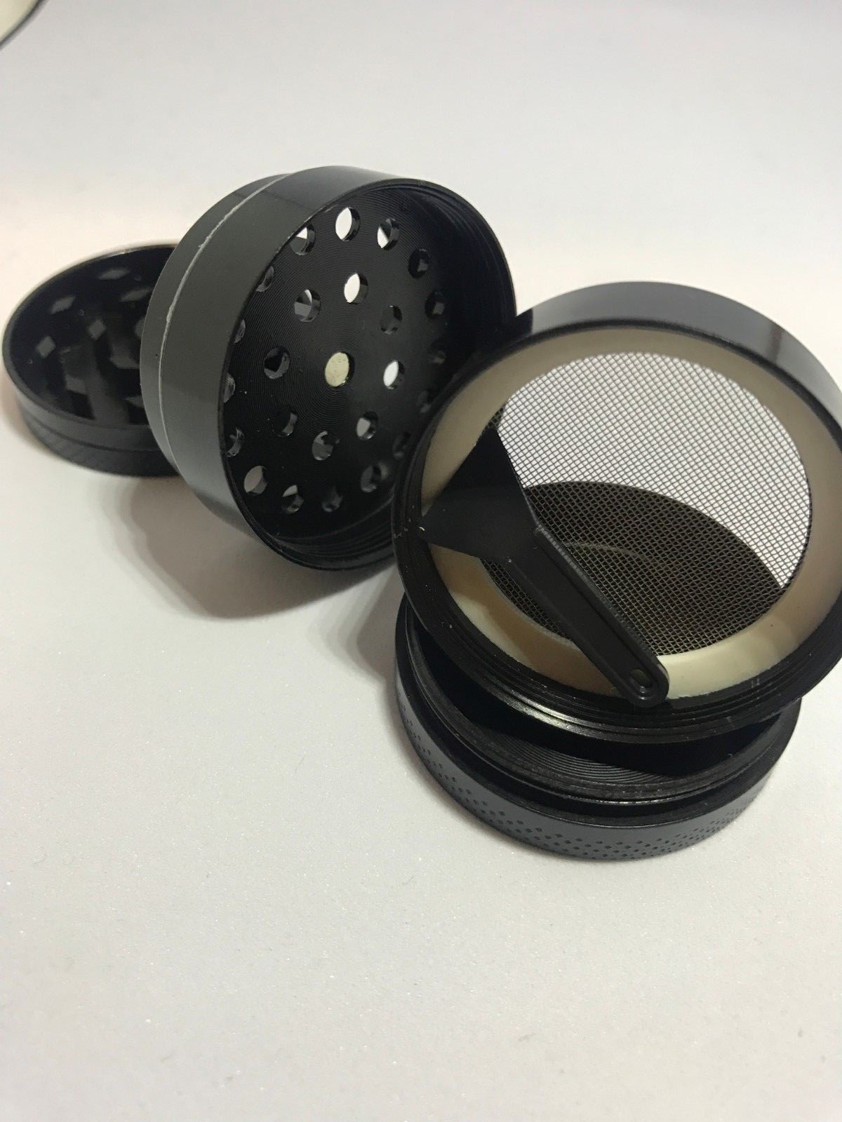 1.5" Tobacco Herb Grinder Spice Herbal Zinc Alloy Smoke Crusher 4 Pieces Metal