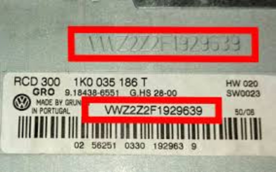 VW Stereo Radio Unlock Code Service – RNS510 RCD210