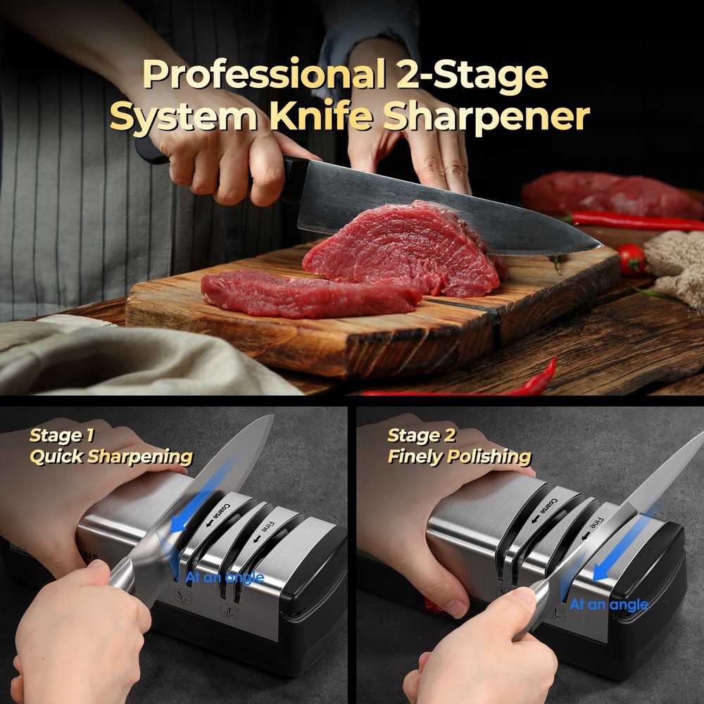 Sharpener, Protable Diamond Sharpener for Stainless Steel and Ceramic , with ...