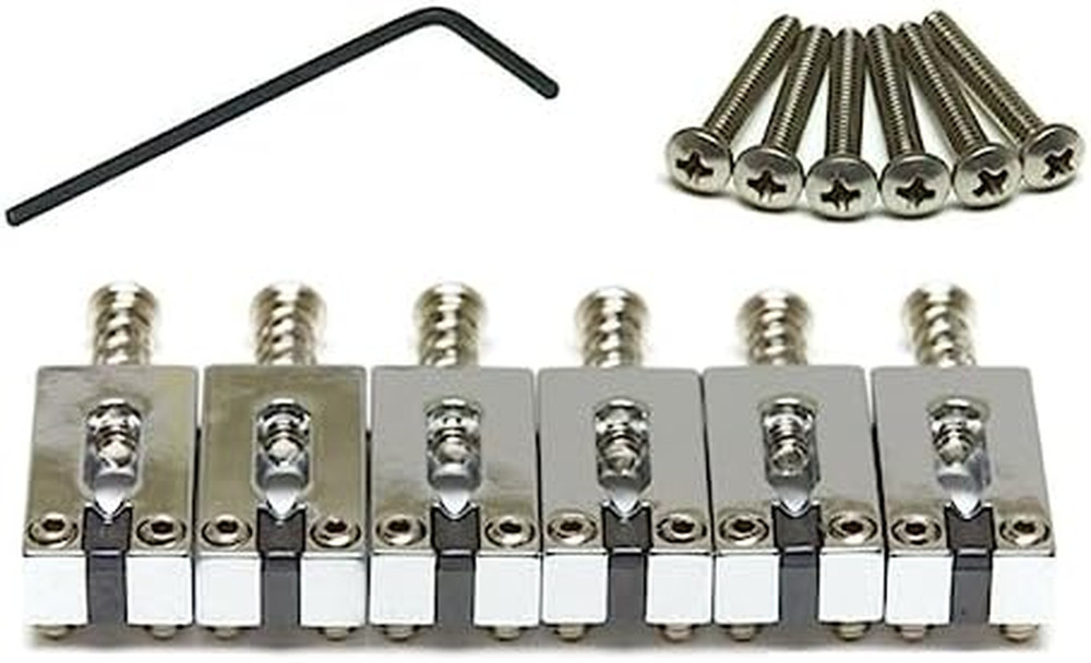 Graph Tech PG-8000-0C String Saver Classics Strat and Tele Style Saddle Set - Ch