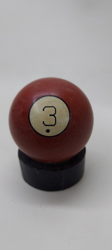 Vintage Billiard Pool Ball # 3