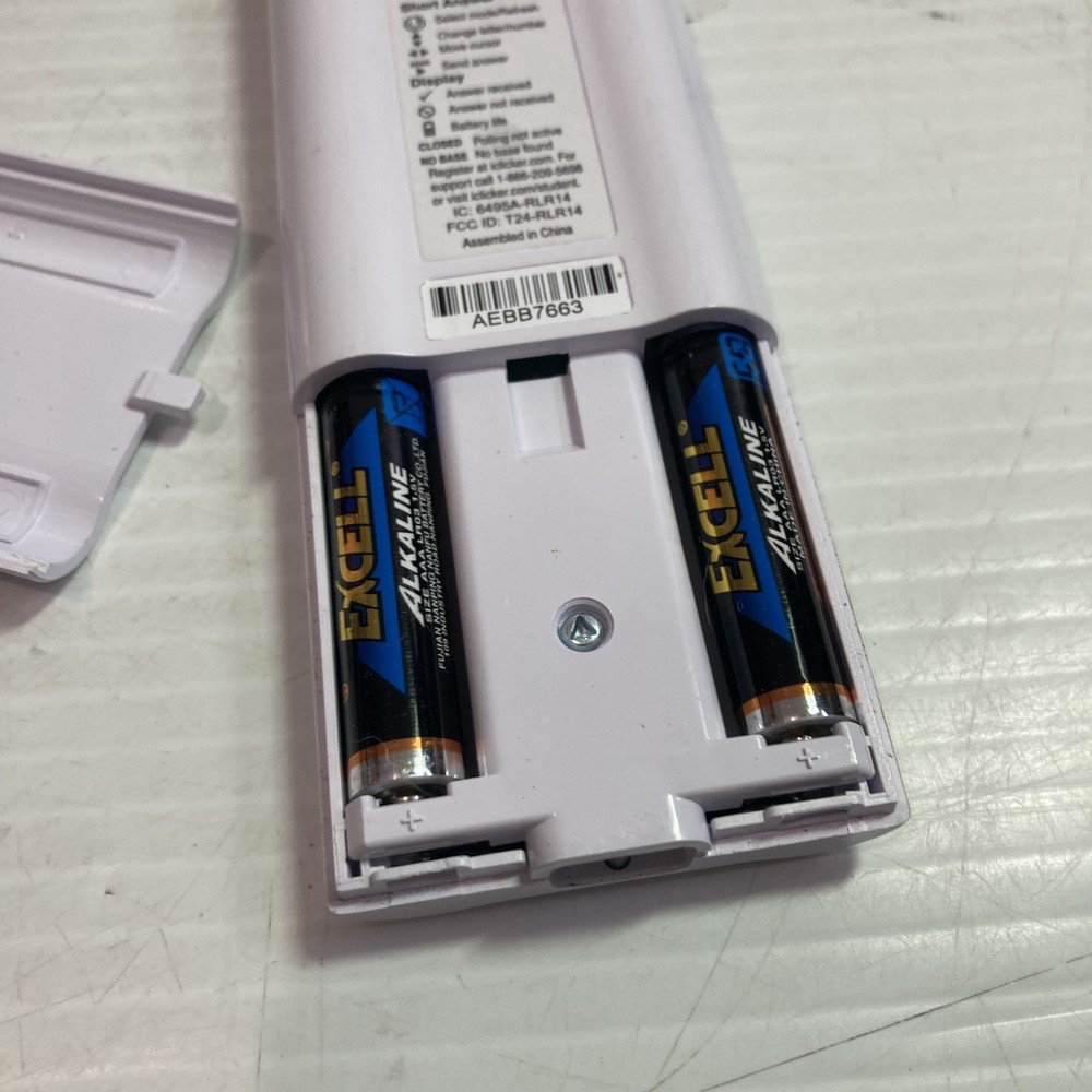 iClicker 2 Student Remote Clicker White