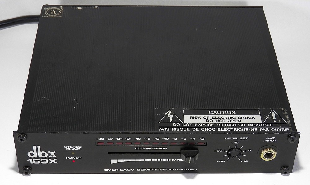 DBX 163X Professional Over Easy Compressor Limiter Signal Processor