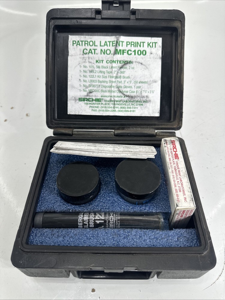 Patrol Latent Print Kit MFC100 Used