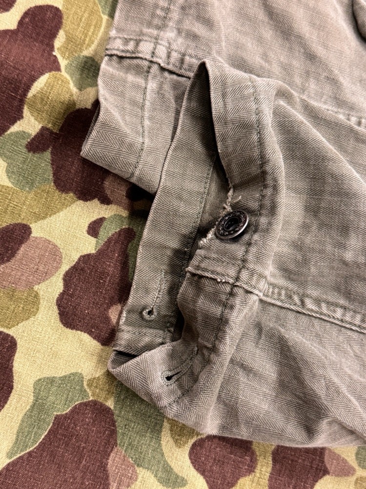 WWII USN HBT Jacket Navy “Low Pockets”