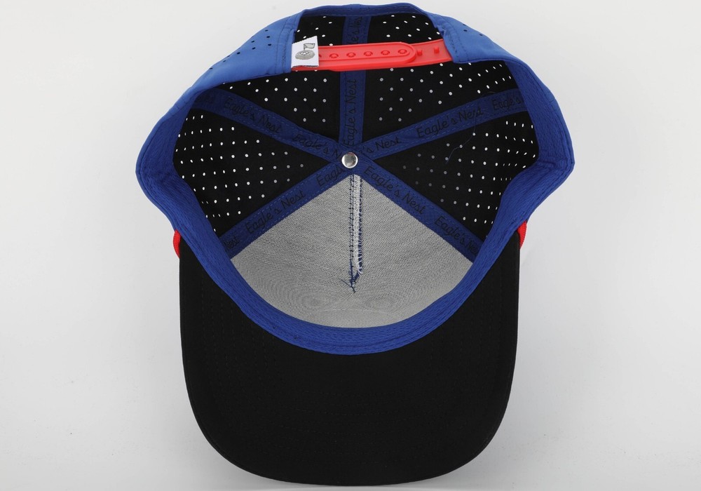 Rope Snapback Golf Hat/Cap Eagle's Nest Golf Co. (Blue/Red)