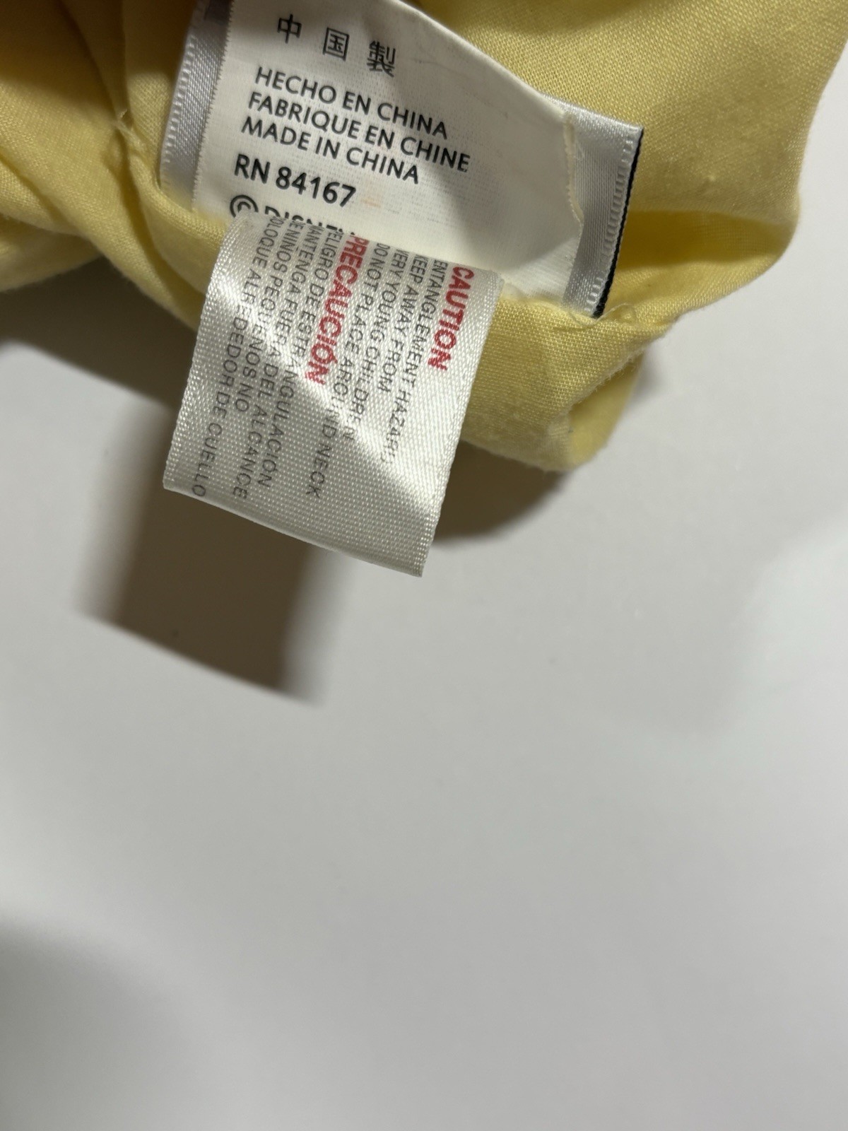 Mickey Mouse Tote Bag Disney World Disneyland Resort Yellow Anchors Rope Handle