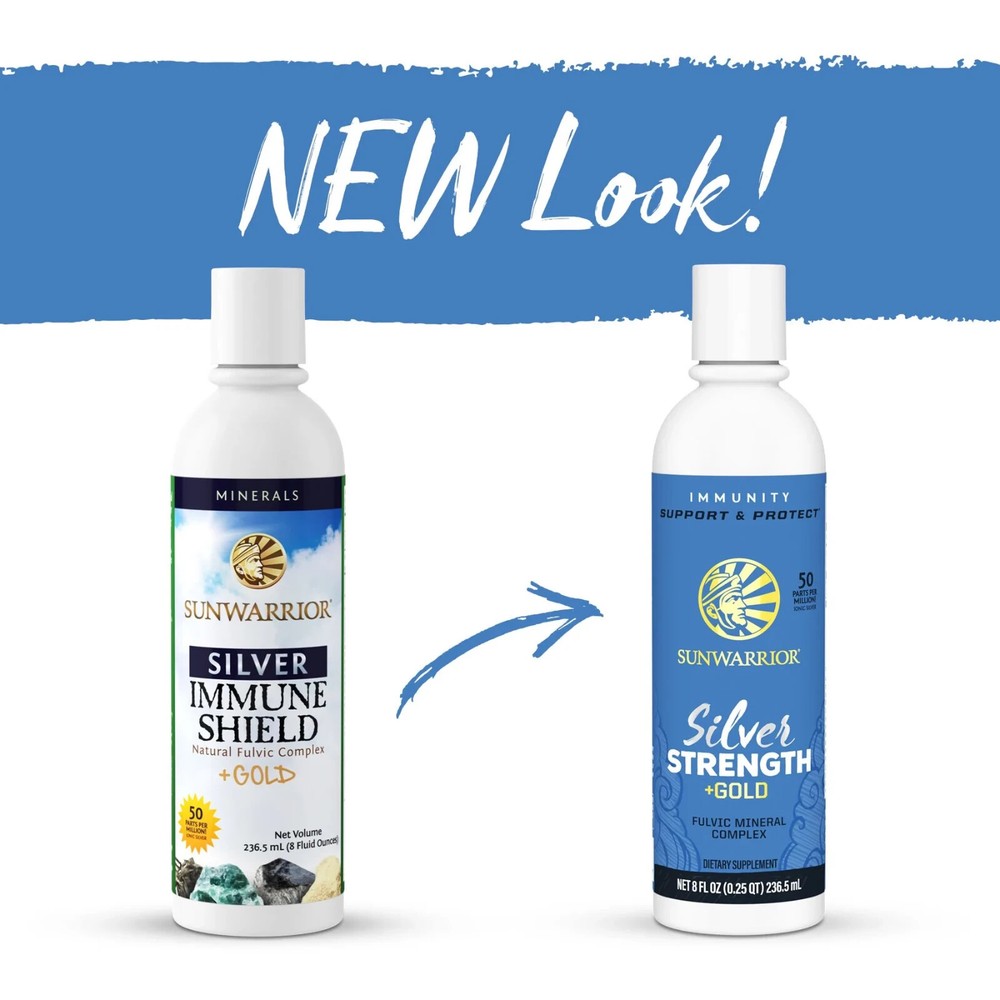 Sunwarrior - Silver Strength Gold, Fulvic Mineral Complex, Immune Support - 8 oz