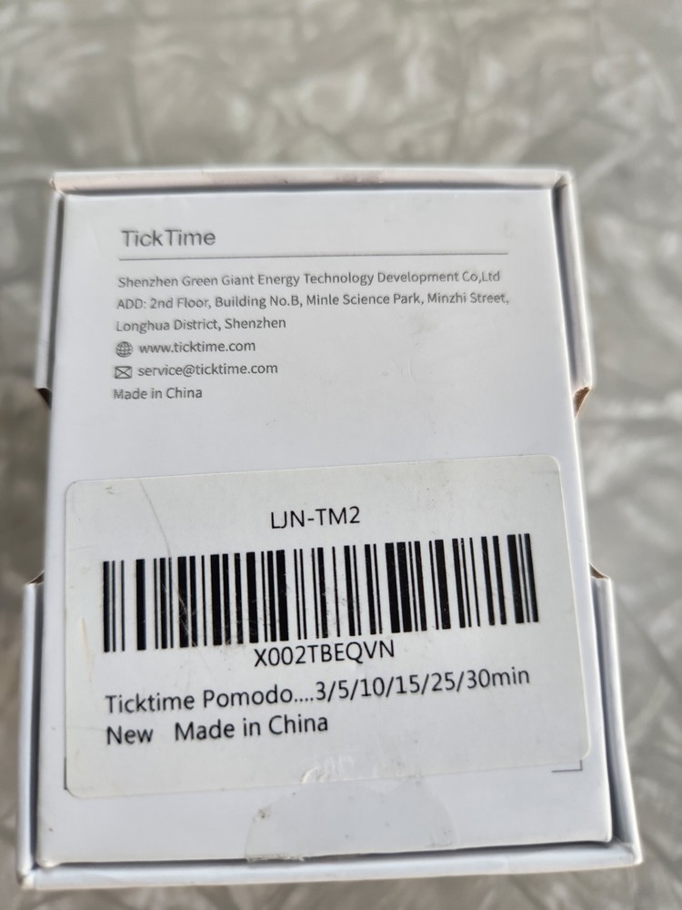 Ticktime Pomodoro Timer, Productivity Gadget, Rechargeable, for ADHD Study/ Work