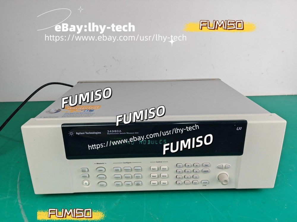 1 PC Keysight Agilent 34980A Multifunction Switch Measurement Unit&lhy
