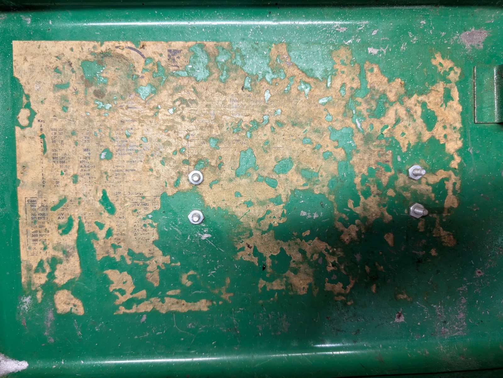 Vintage Metal Toolbox with 50+ assorted lot of tools