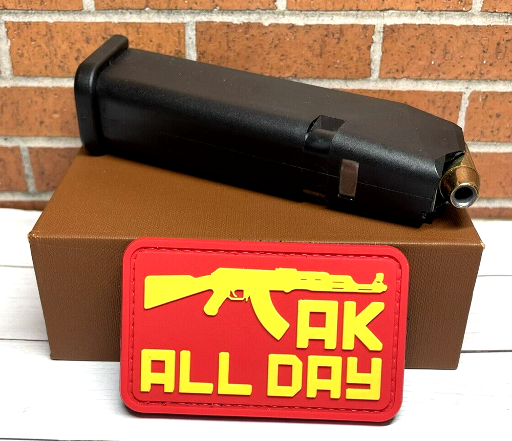 AK47 PVC Gun Patch - Tactical Assault Rifle AK All Day Patch - Hook and Loop