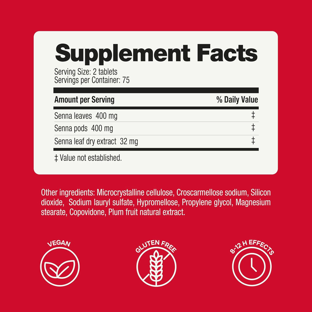 Prunelax Tablets, 150 Count