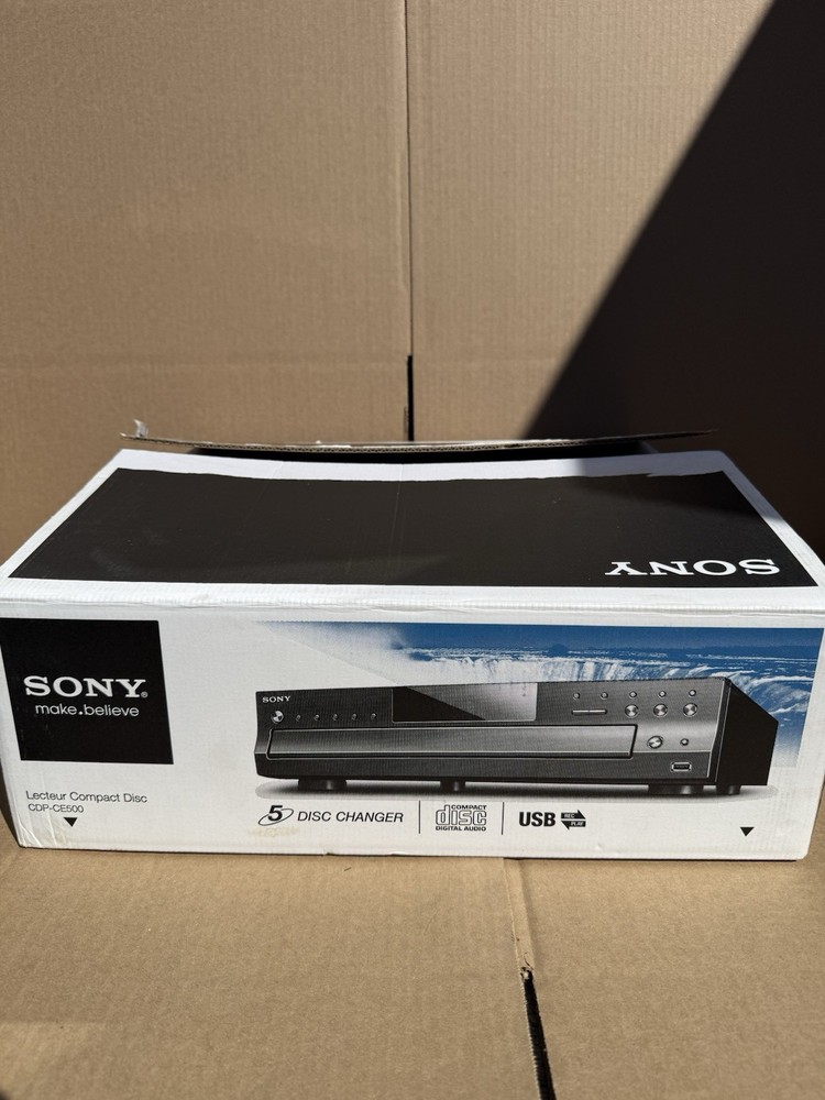 Sony CDP-CE500 5-Disc CD Changer Player USB Open Box