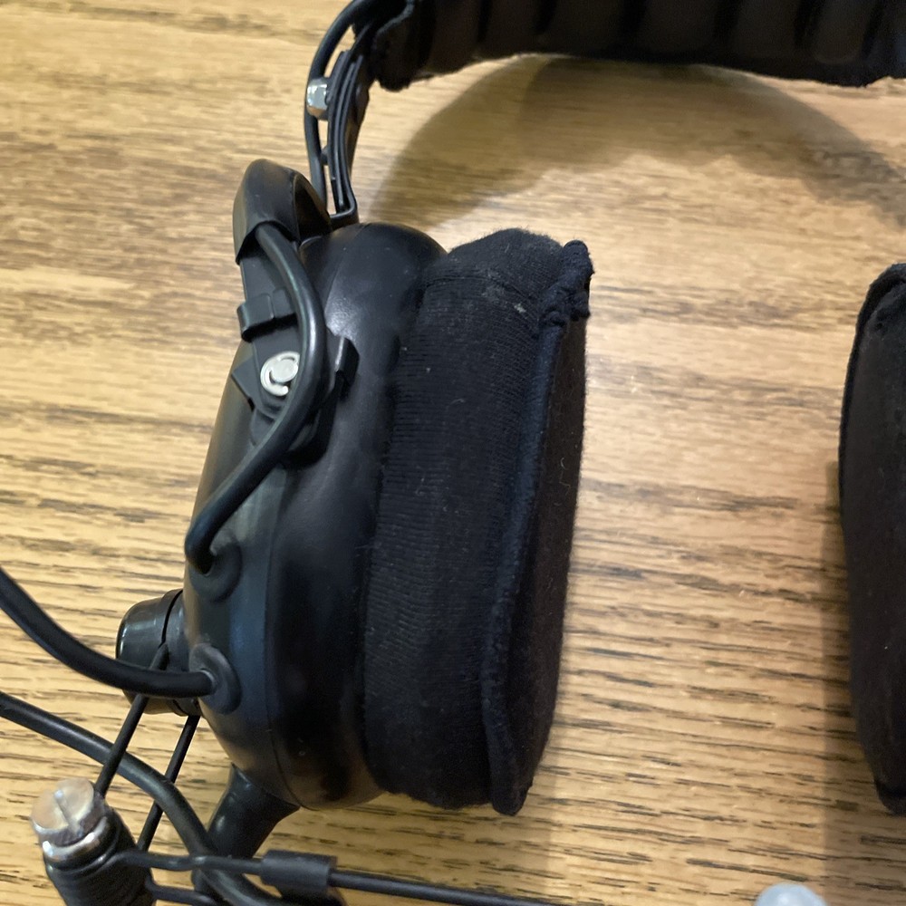 Flightcom Classic Aviation Headset Black | Model 4DLX