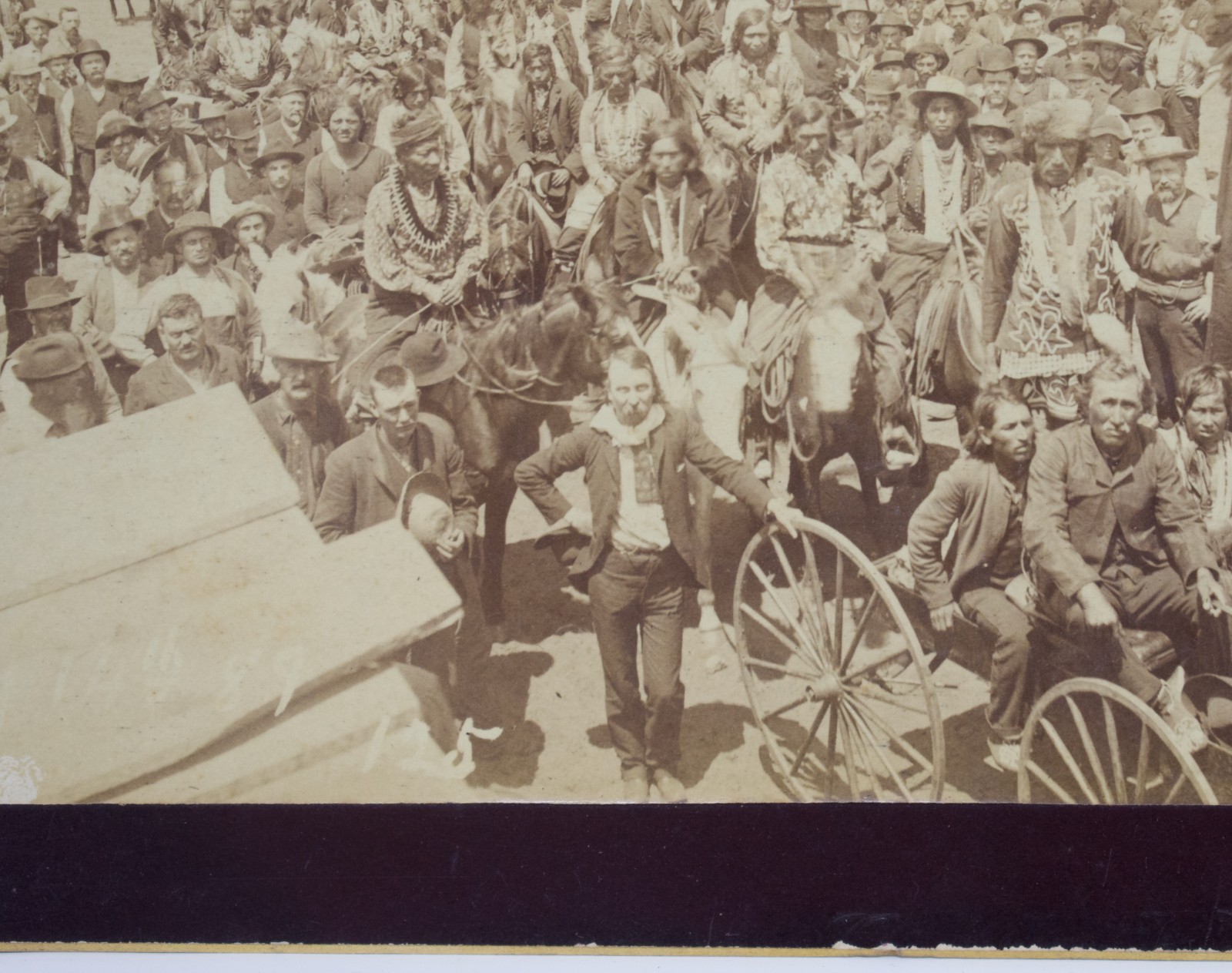 Guthrie, Indian Territory (Oklahoma) 1889 Land Rush Albumen Silver Print Photo
