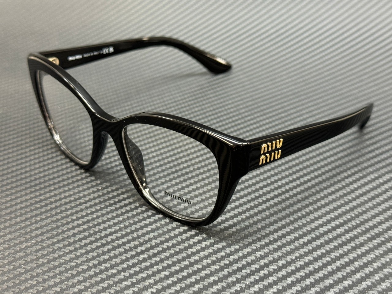 MIU MIU MU 05XV 1AB1O1 Black Women's 54 mm Eyeglasses