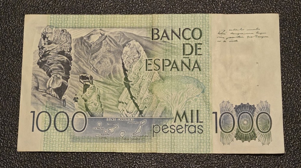 Spain 1,000 Pesetas 1979