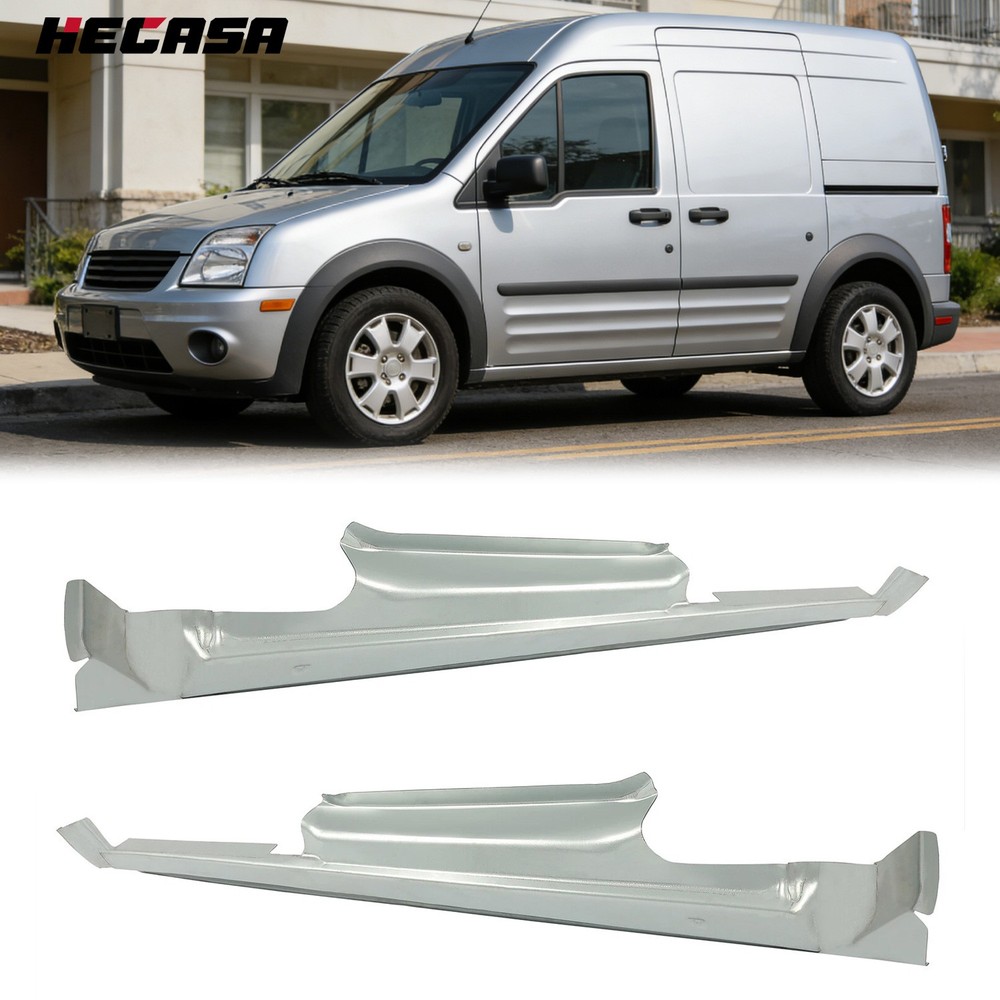HECASA PAIR Left & Right Outer Rocker Panel For 10 11 12 13 Ford Transit Connect