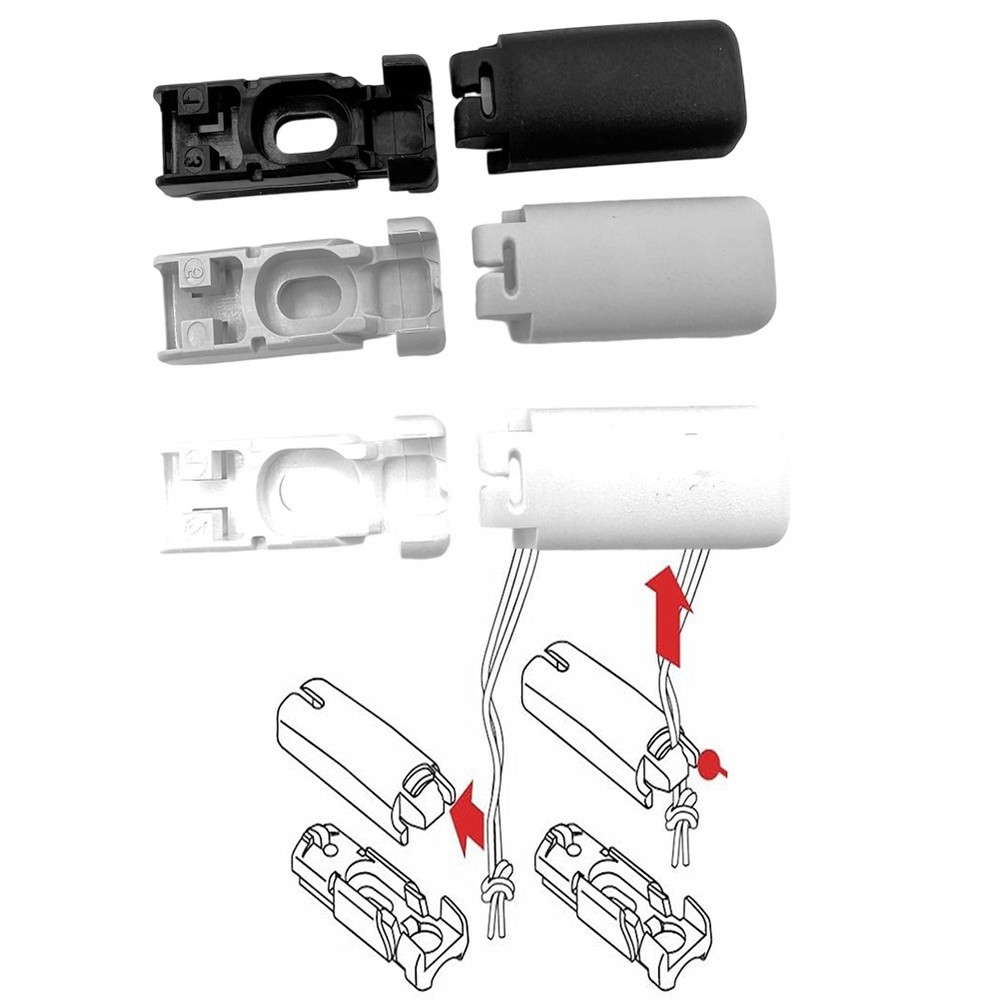 4Pcs Clamping Brackets with Screws for Window Shades Easy and Quick Setup