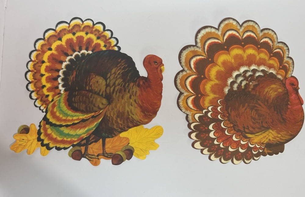 Decorations Fall Thanksgiving Vintage 80s Hallmark